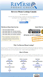 Mobile Screenshot of phonenumberlookupcanada.com