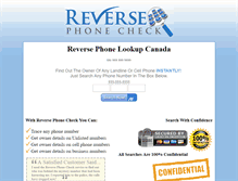Tablet Screenshot of phonenumberlookupcanada.com
